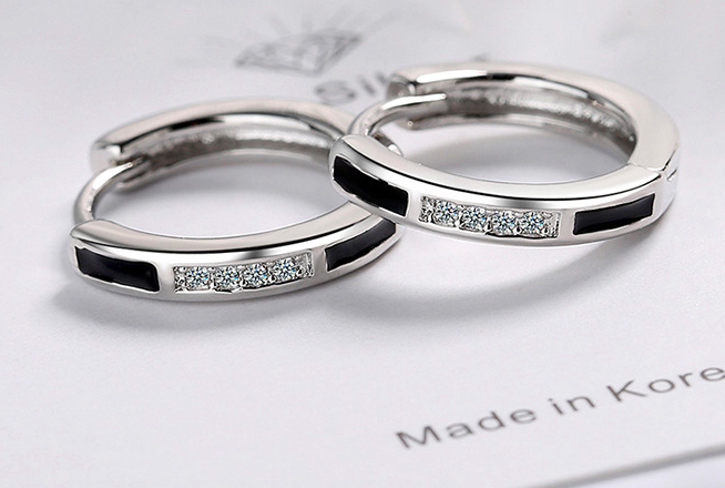 423【数量限定】在庫わずか 2個セット シルバー フープ ピアス