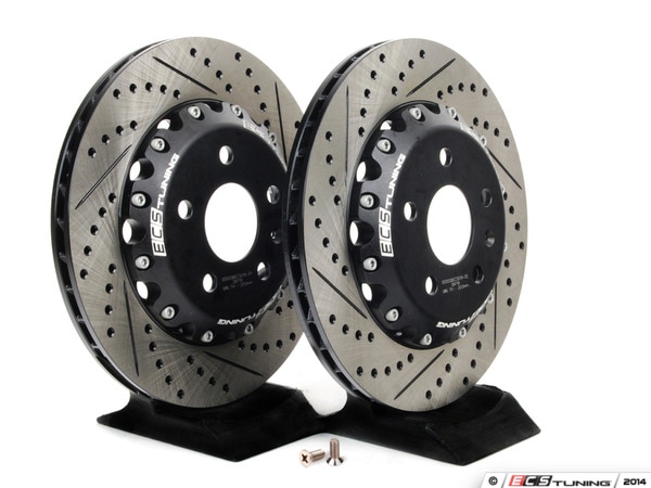 Golf5 R32、Golf6、7R ドリルホール＆スリット入り2P Rローター set