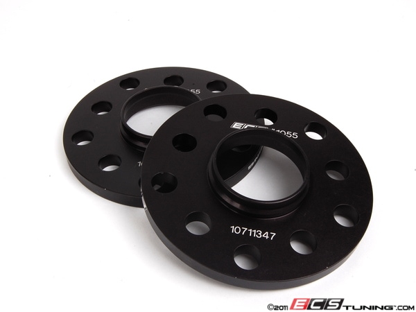 ECSホイールスペーサー10mm×2 個＆シュラウベ ホイールボルト10本 ホイールスペーサー（ハブ付）10mm 2枚set (Golf4等 ：PCD100-5H