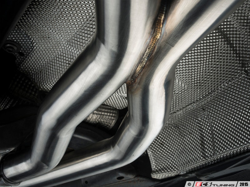 アウディ★S4/S5 ワンオフ製 センターXパイプ＋フロントパイプ Centre pipe 