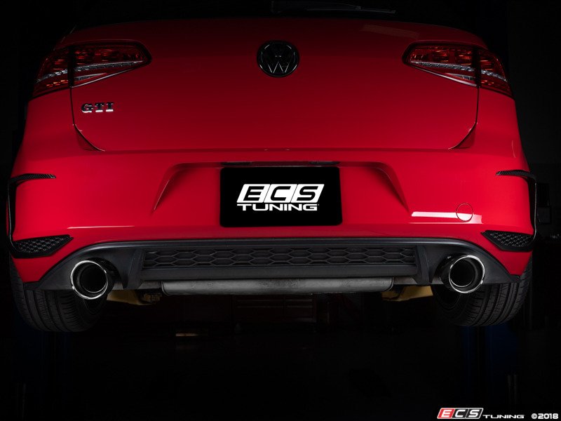 ゴルフ7 GTI / ゴルフ6 GTI 用 マフラーカッター クローム