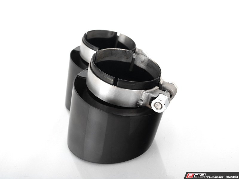 ゴルフ7 GTI / ゴルフ6 GTI 用 マフラーカッター ブラック | 排気系