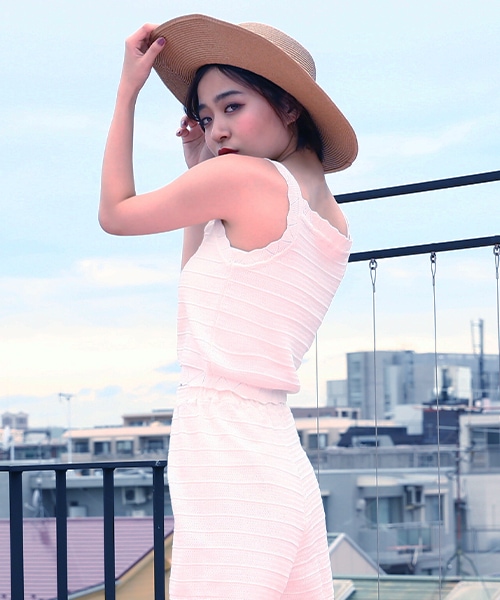 ノースリーブセットアップ