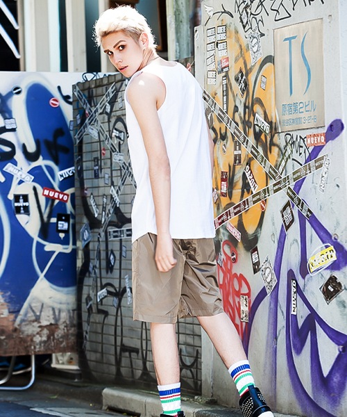 SLEEVELESS GRAPHIC DESIGN　WHITE