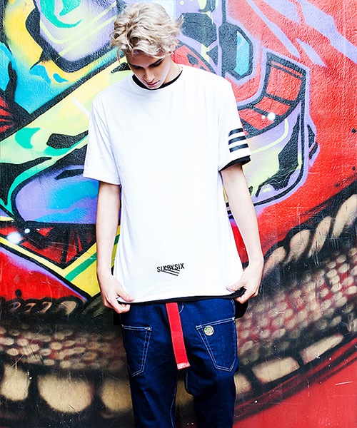 THREE LINES T-SHIRT