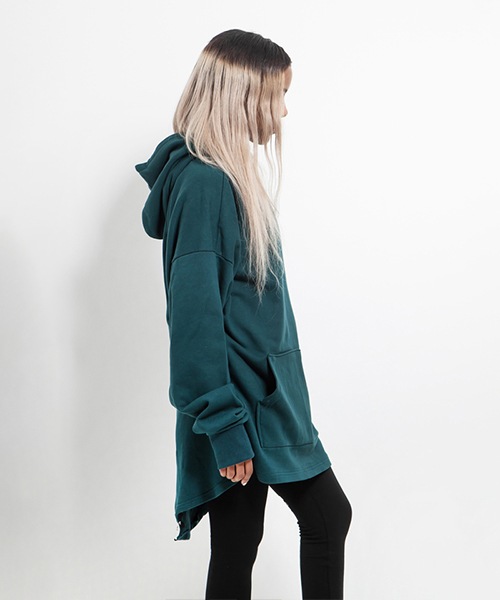 BACK ZIP HOODIE