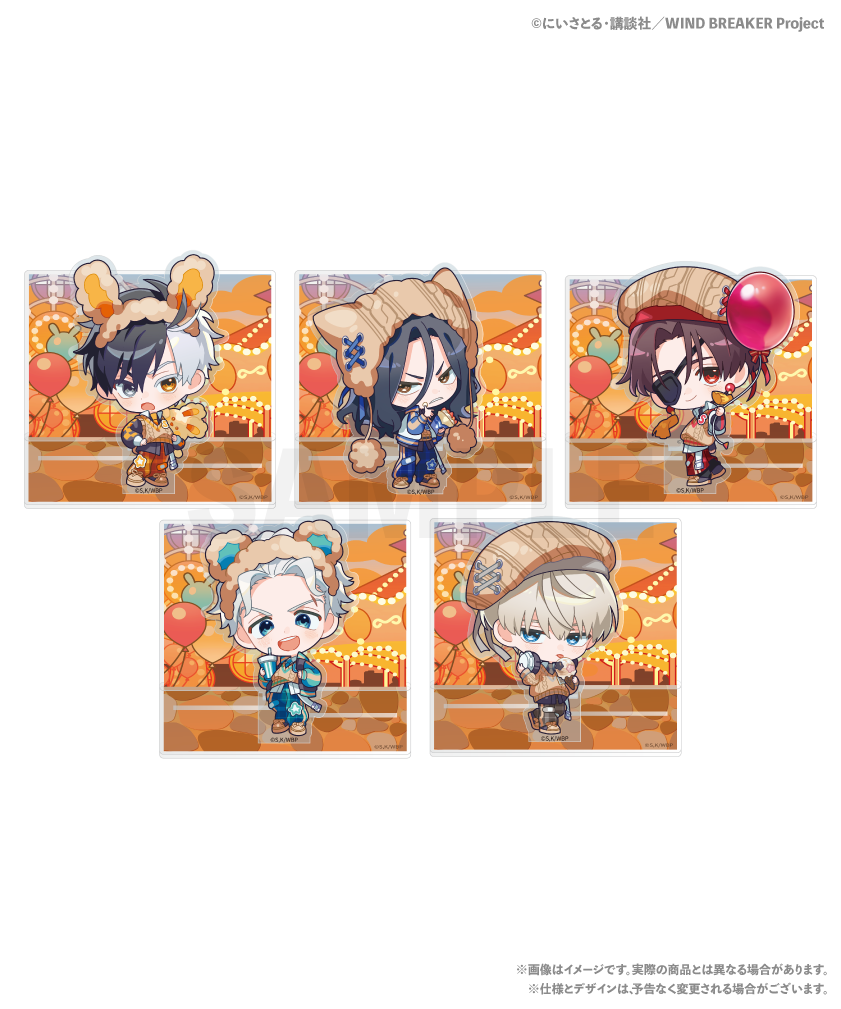 WIND BREAKER 可動式アクリルジオラマ WIND BREAKER SixbySix