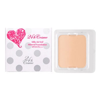 シルキーエアヴェールミネラルファンデーション　01 ヨドバシ.com - 24hコスメ 24ジカンコスメ シルキーエアヴェール
