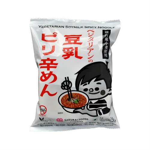 オーガニックショップ アンダンテ】桜井 ベジタリアンの豆乳ピリ辛めん