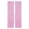 ライブコットン シルク＆コットン 二重織レッグウォーマー スモークピンク|レディス|天然素材の衣類・リネン