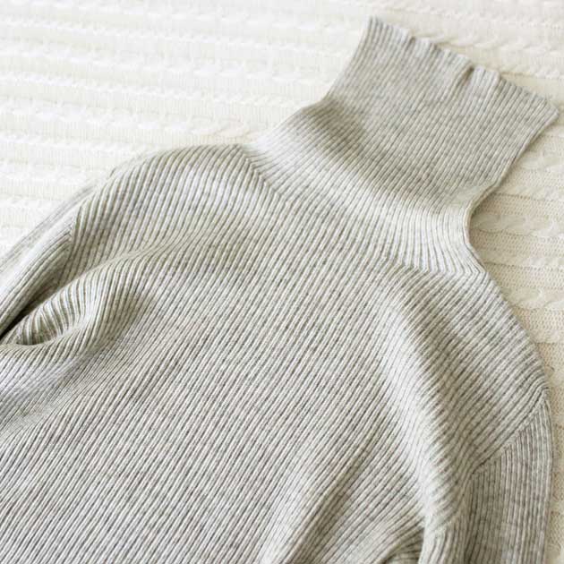 美品✨ プリスティン 無縫製 ヤク オーガニックコットン タートルネックニット ヤクコットン 無縫製リブタートル – PRISTINE