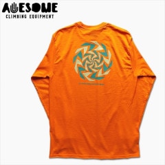 AWESOME THE BIRD EYE L/S Tee SAFTY ORANGE