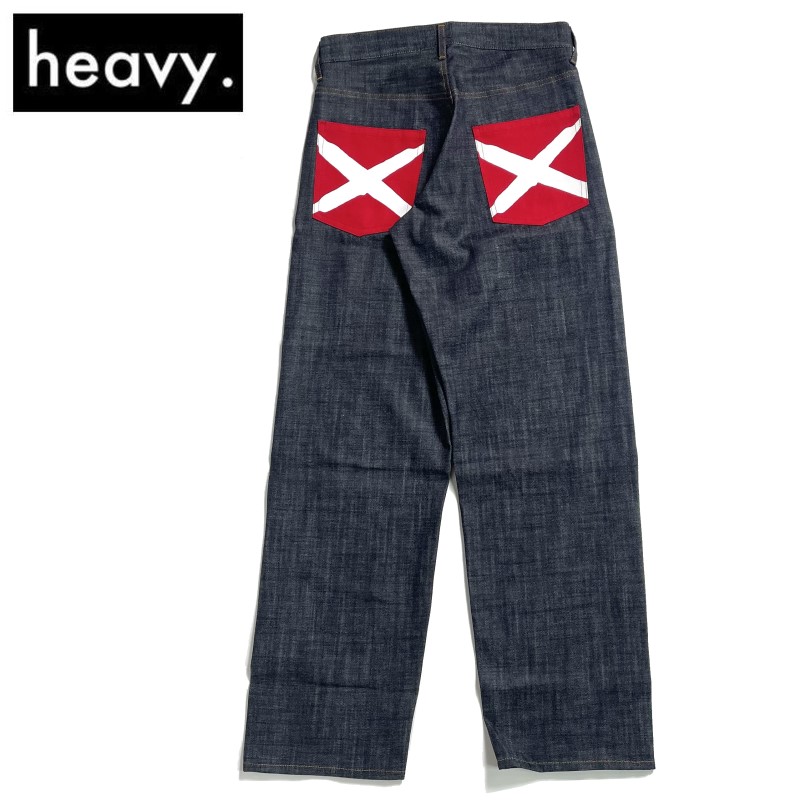 Heavy. クライミングパンツ heavy. ヘビー クライミングパンツ グローデニム プリント けつ