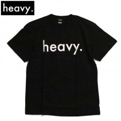 heavy. �إ��� LOGO TEE BLACK