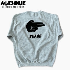 Awesome Climbing Equipment PEACE SWEAT S.GRAY