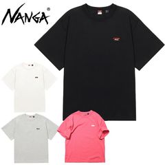 NANGA ʥ ECO HYBRID BOX LOGO EMBROIDERY TEE