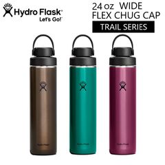 Hydro Flask �ϥ��ɥ��ե饹�� HYDRATION ��TRAIL SERIES�� 24 oz Lightweight Wide Flex Chug Cap