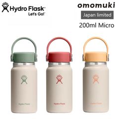 Hydro Flask �ϥ��ɥ��ե饹�� omomuki 200ml Micro Hydro - Removable Strap