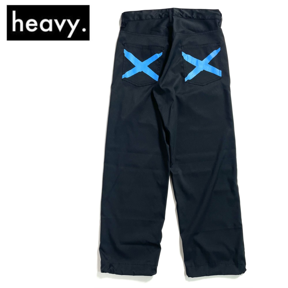 heavy. �إ��� iggy pants BLACK��BLUE