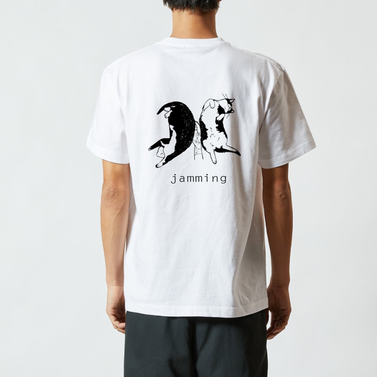 +mofu T08 jamming T-shirt