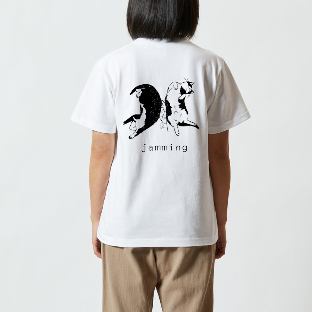 +mofu T08 jamming T-shirt