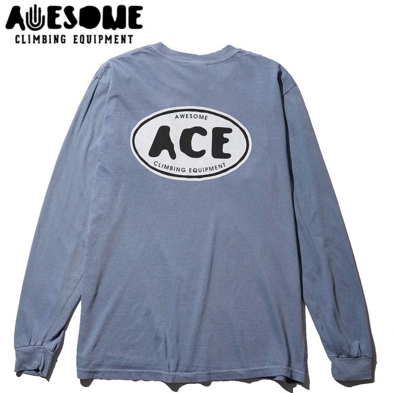 AWESOME "ACE" National PARK L/S TEE �֥롼