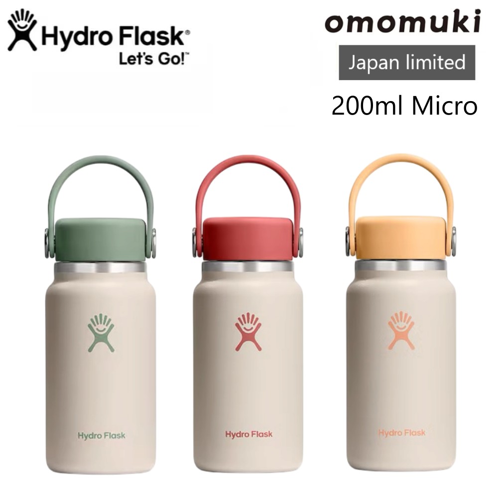Hydro Flask �ϥ��ɥ��ե饹�� omomuki 200ml Micro Hydro - Removable Strap