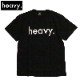 heavy. �إ��� LOGO TEE BLACK