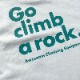 AWESOME Go Climb a Rock Tee white