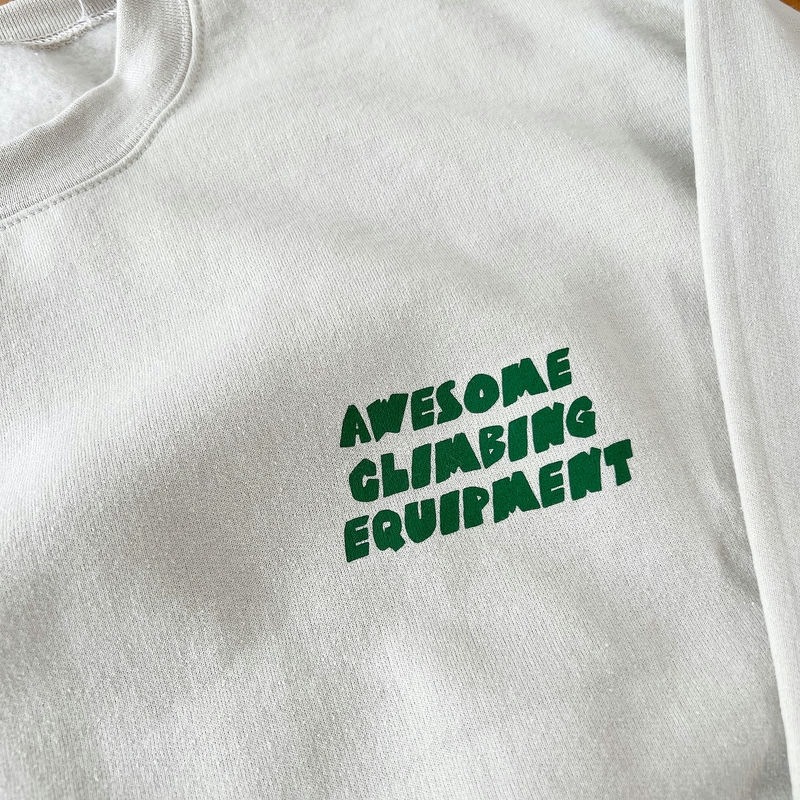 Awesome Climbing Equipment PEACE SWEAT SAND