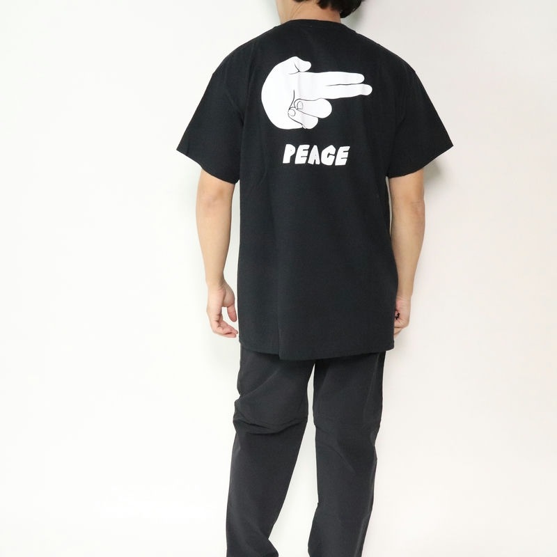 Awesome Climbing Equipment PEACE TEE BLACK