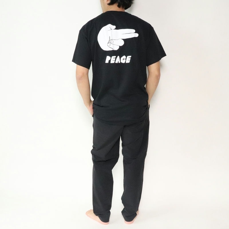 Awesome Climbing Equipment PEACE TEE BLACK