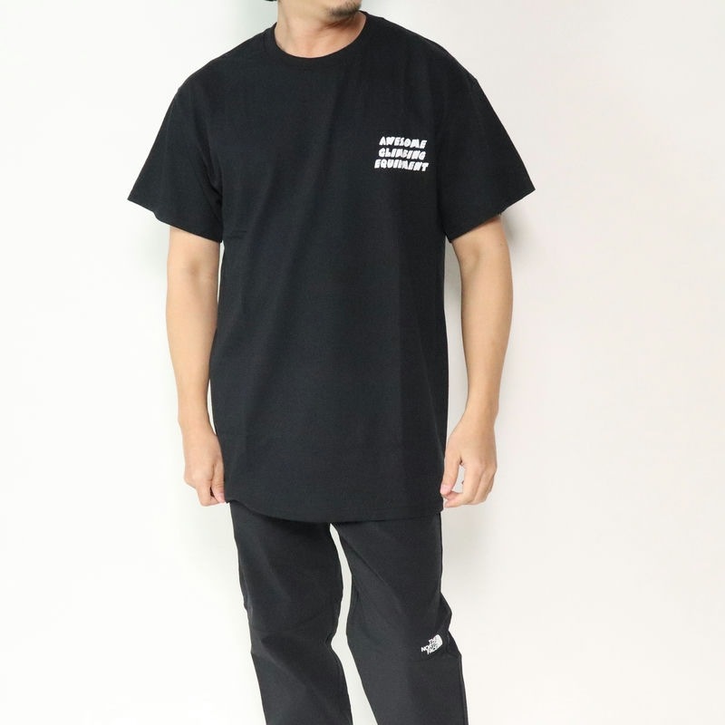 Awesome Climbing Equipment PEACE TEE BLACK