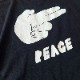 Awesome Climbing Equipment PEACE TEE BLACK