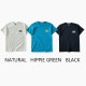 Awesome Climbing Equipment PEACE TEE HIPPIE GREEN