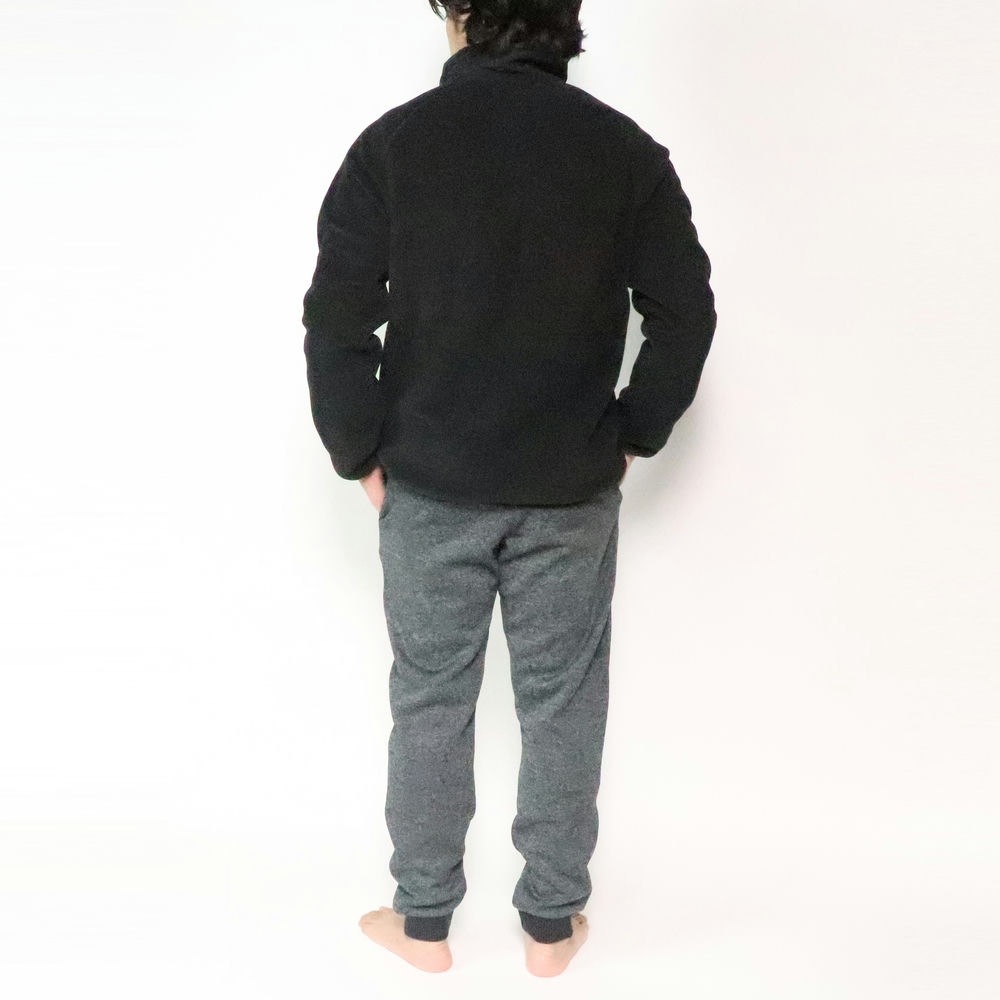 ROKX ���å��� RXMF194089 CLASSIC 200 FLEECE SNAP TOP TRUE BLACK