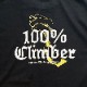 AWESOME 100% climber TEE black