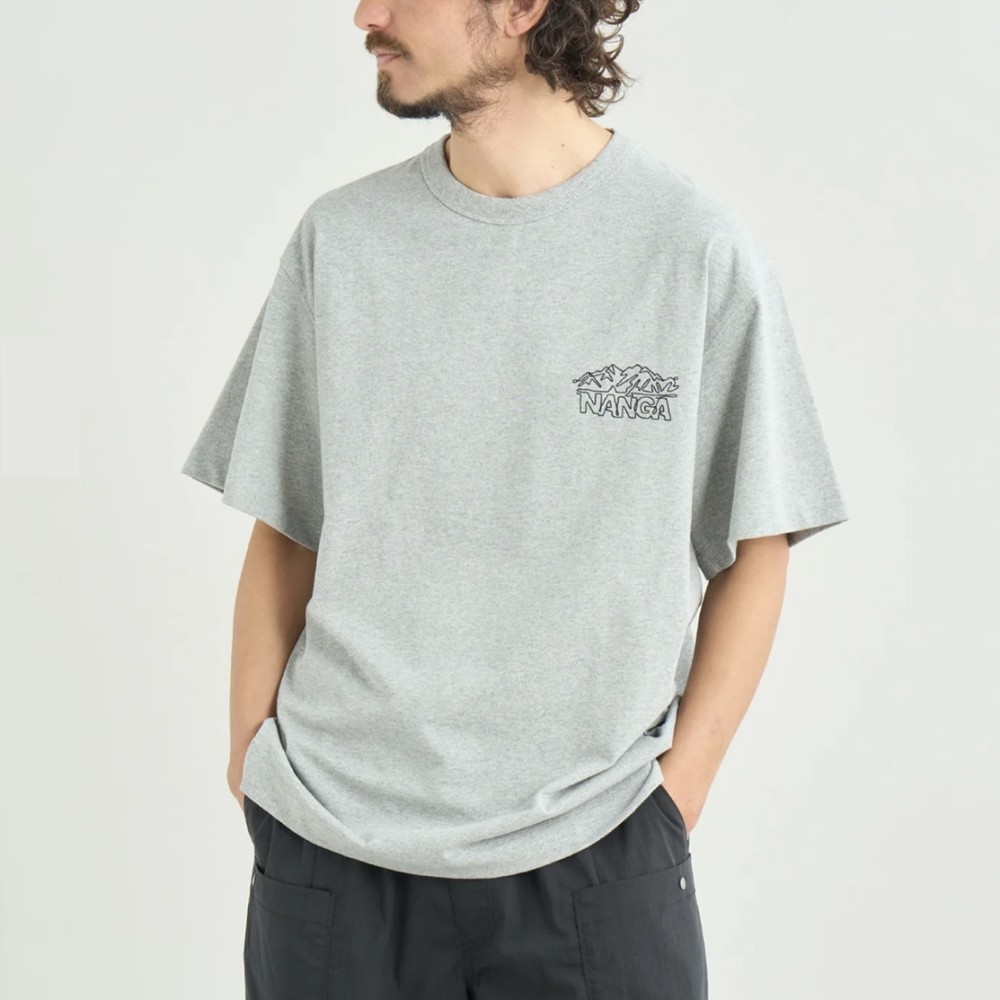NANGA �ʥ� ECO HYBRID LINE DRAWING TEE
