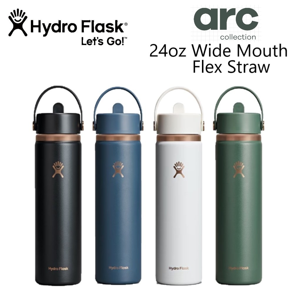 Hydro Flask �ϥ��ɥ��ե饹�� ARC 24oz Wide Mouth Flex Straw