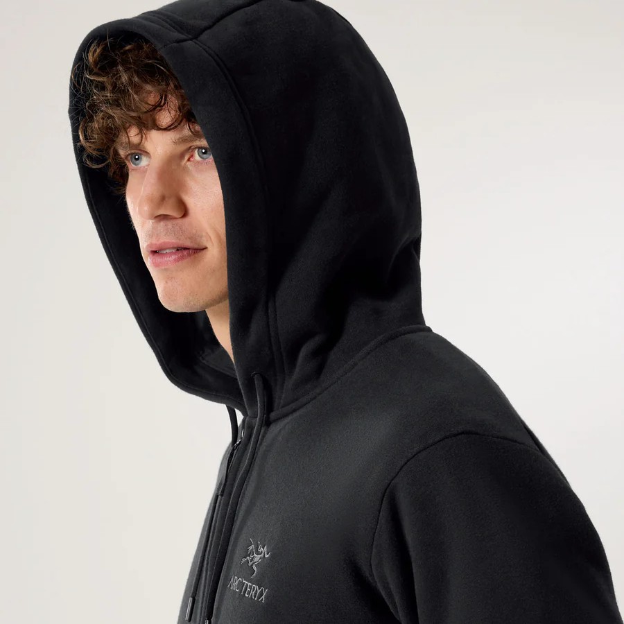 �������ƥꥯ�� M's ����֥�� �ե꡼�� �ե른�å� �ա��ǥ� Emblem Fleece Full-Zip Hoody Black