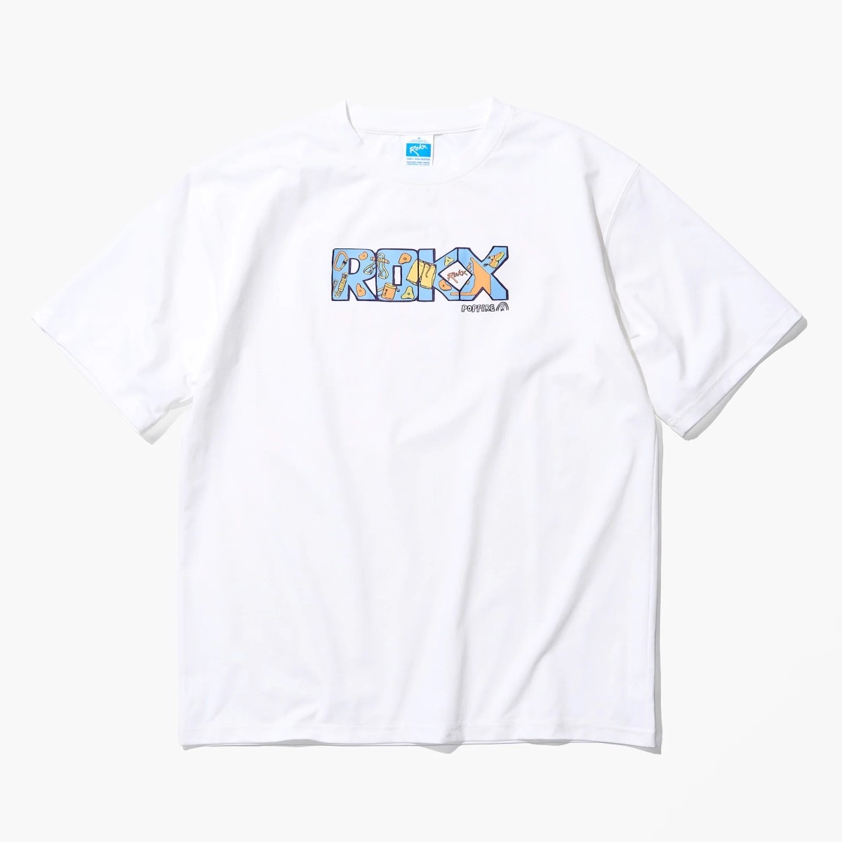 ��30��OFF��8580�ߢ���ROKX ���å��� SPIRIT LOGO TEE collab POPFIRE