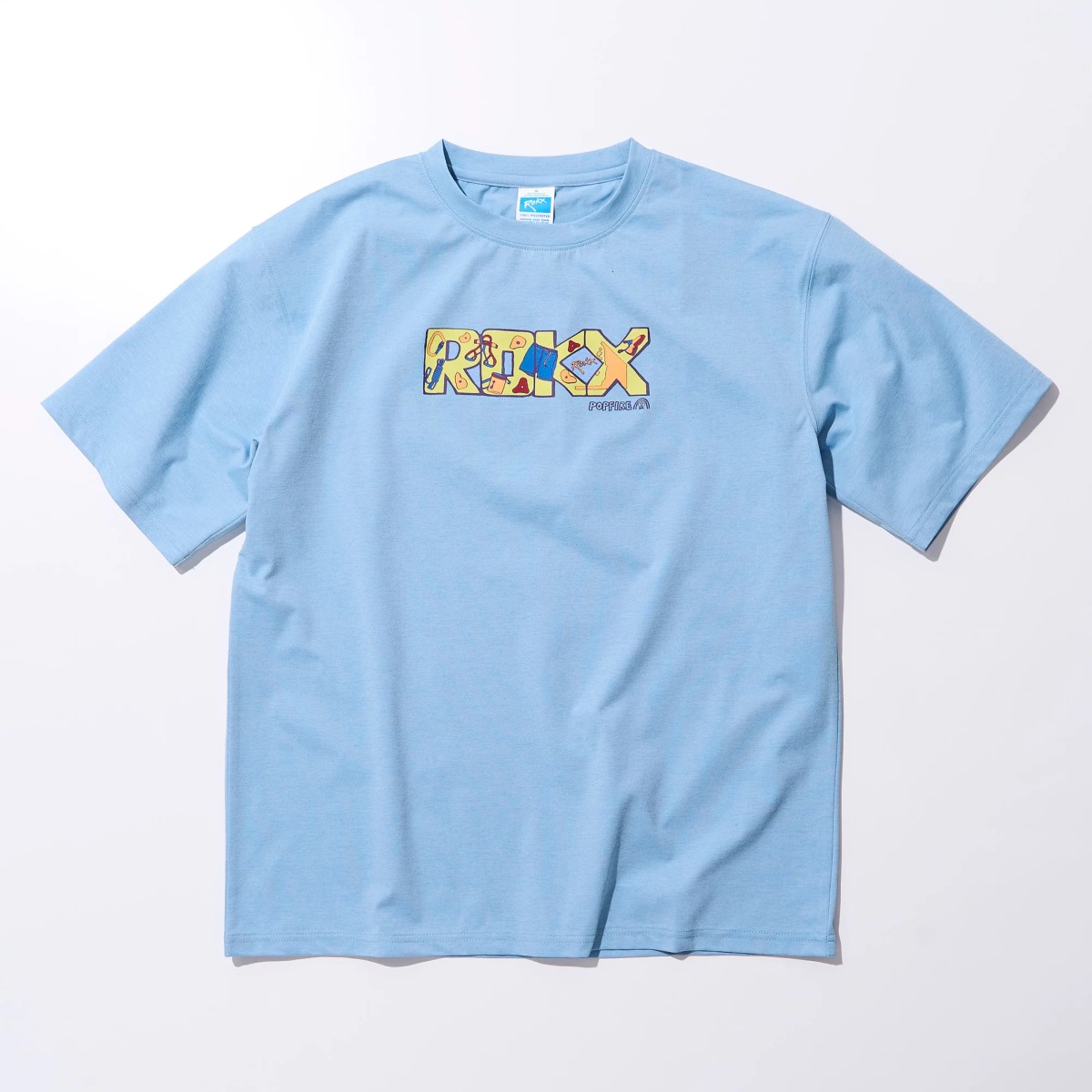 ��30��OFF��8580�ߢ���ROKX ���å��� SPIRIT LOGO TEE collab POPFIRE