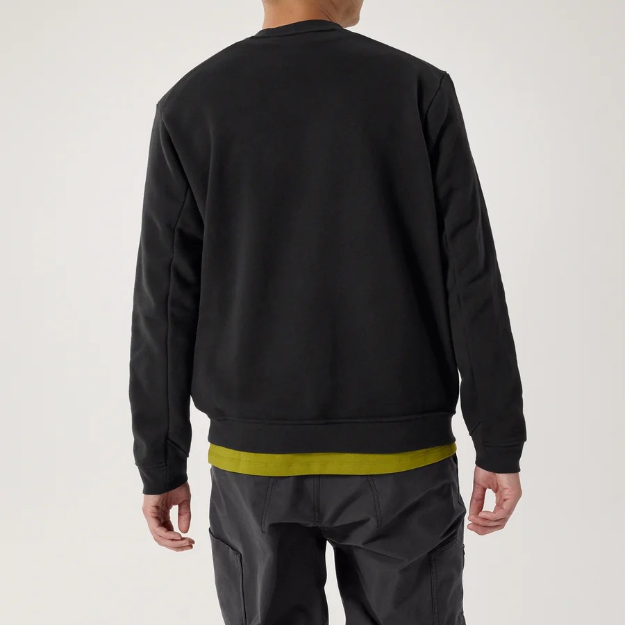 �������ƥꥯ�� M's ����֥�� �ե꡼�� ���롼 Emblem Fleece Crew Black
