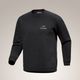 �������ƥꥯ�� M's ����֥�� �ե꡼�� ���롼 Emblem Fleece Crew Black