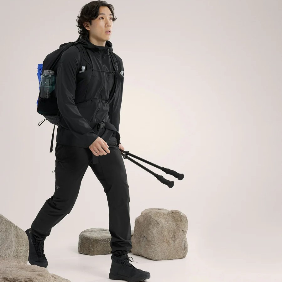 �������ƥꥯ�� M's ���ȥ� SL �ա��ǥ� Atom SL Stretch Hoody Black