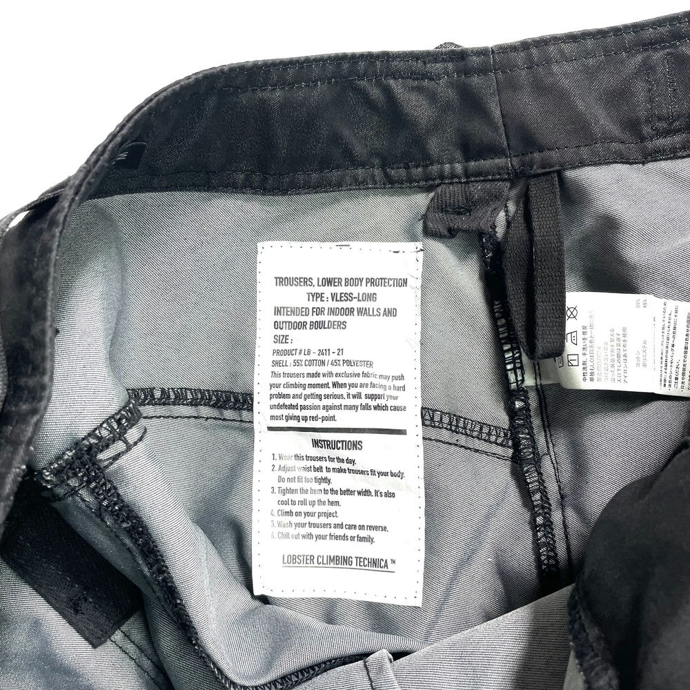 LOBSTER CLIMBING TECHNICA VLESS LONG UF LB-2518-24 BLACK