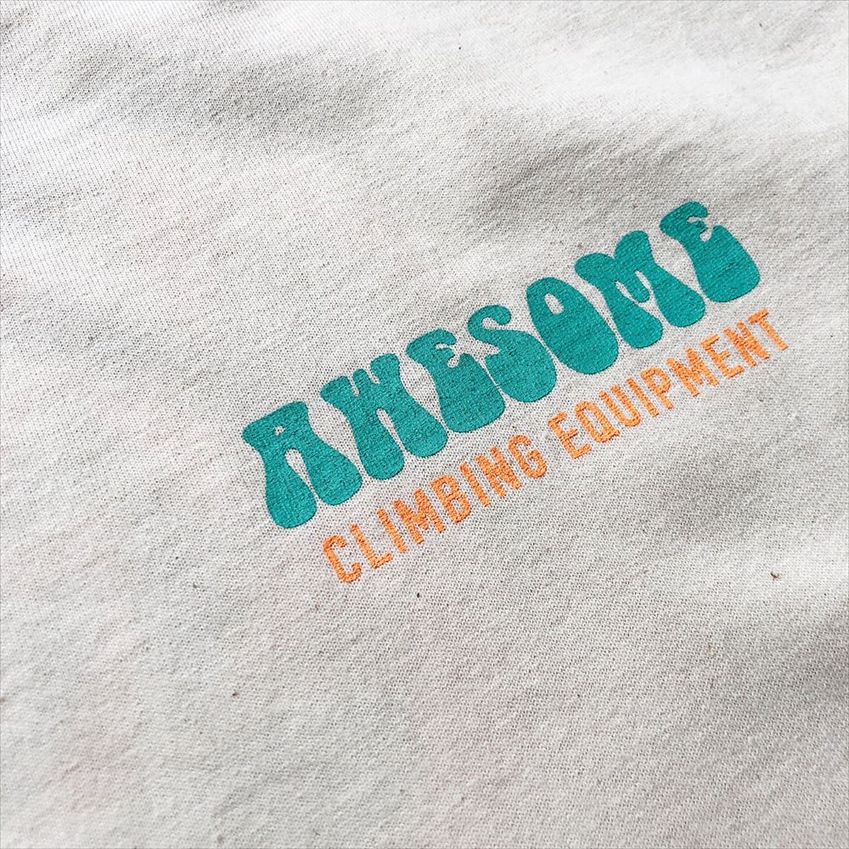 AWESOME  THE BIRD EYE L/S Tee NATURAL
