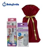 ギフトラッピング中￤体温計、電動歯ブラシ、電動爪やすり、お手入れセット用