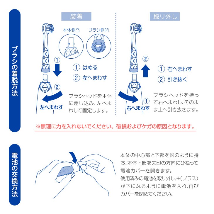 電動歯ブラシ 子供 赤ちゃん 歯ブラシ ベビースマイルレインボー専用替えブラシ（ソフト）S-204RB （2本セット) ゆうパケットOK