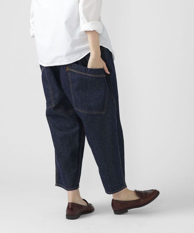 マオパンツデニム10オンス　定番人気のバックポケットパンツ【フラッシャー＆ピスネーム付き】